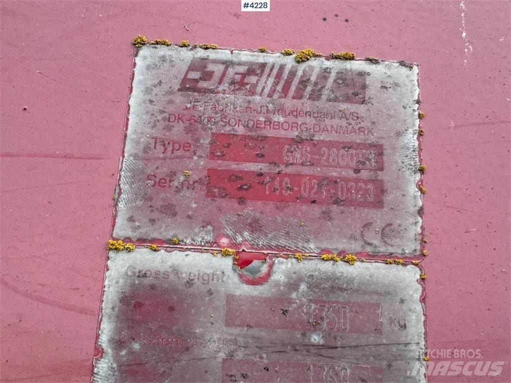JF GMS-2800TS Ostali priključki in naprave za pripravo tal