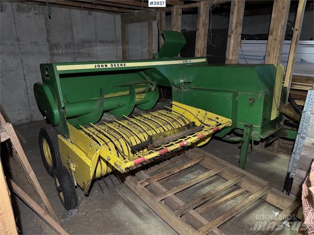 John Deere 332 A Druga oprema za žetev