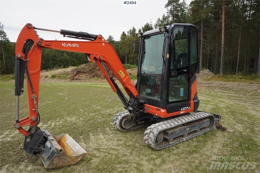 Kubota U27-4 Bagri goseničarji