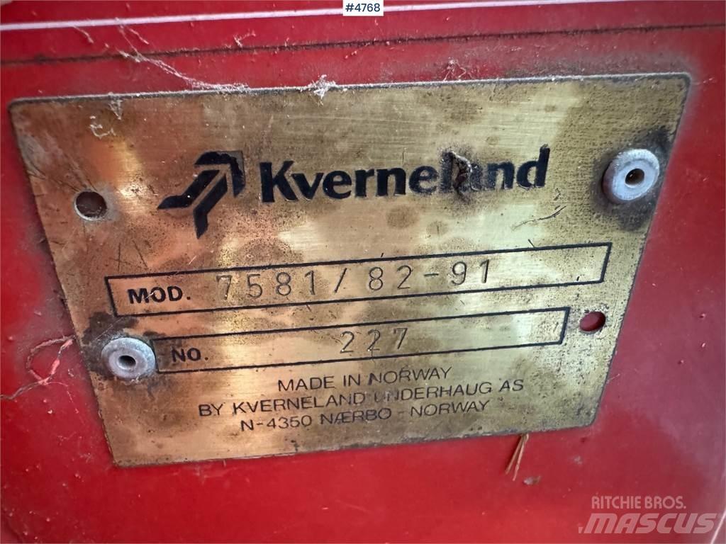Kverneland 7581 Druga oprema za žetev