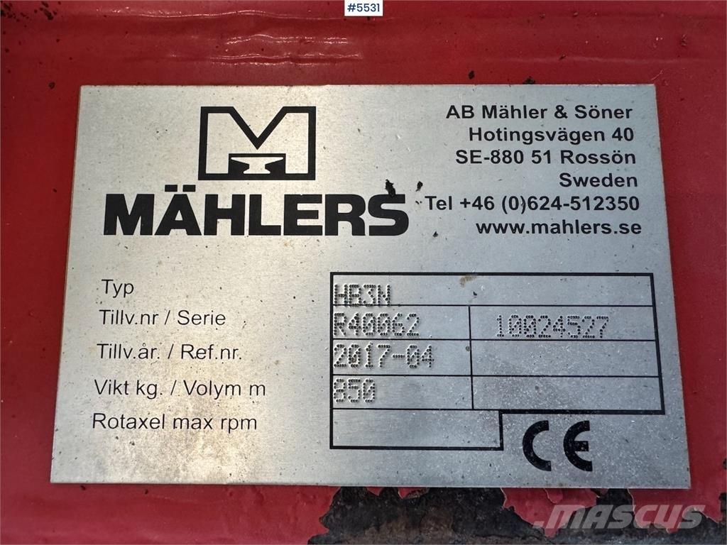 Mählers HR3N Snežne deske in plugi