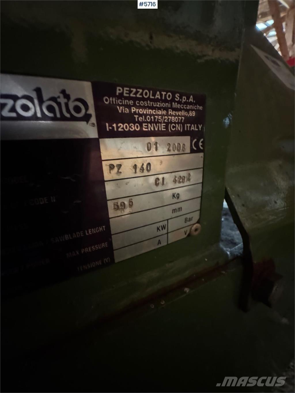 Pezzolato PZ 140 Druge komponente