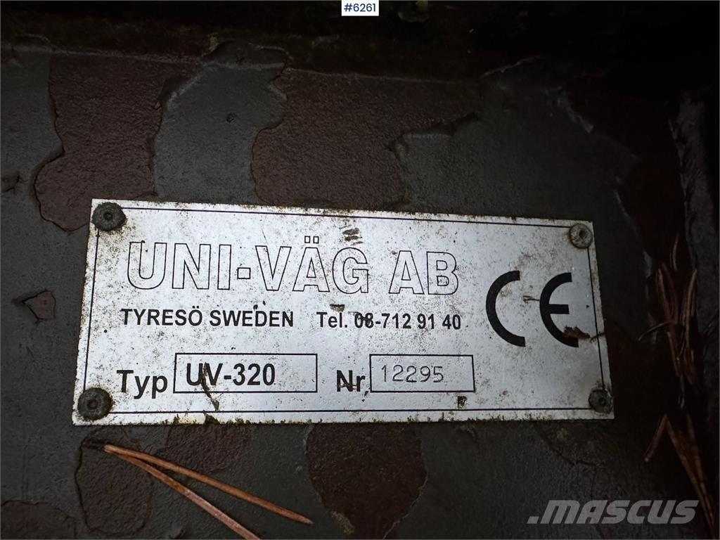 Uni-väg UV-320 Snežne deske in plugi