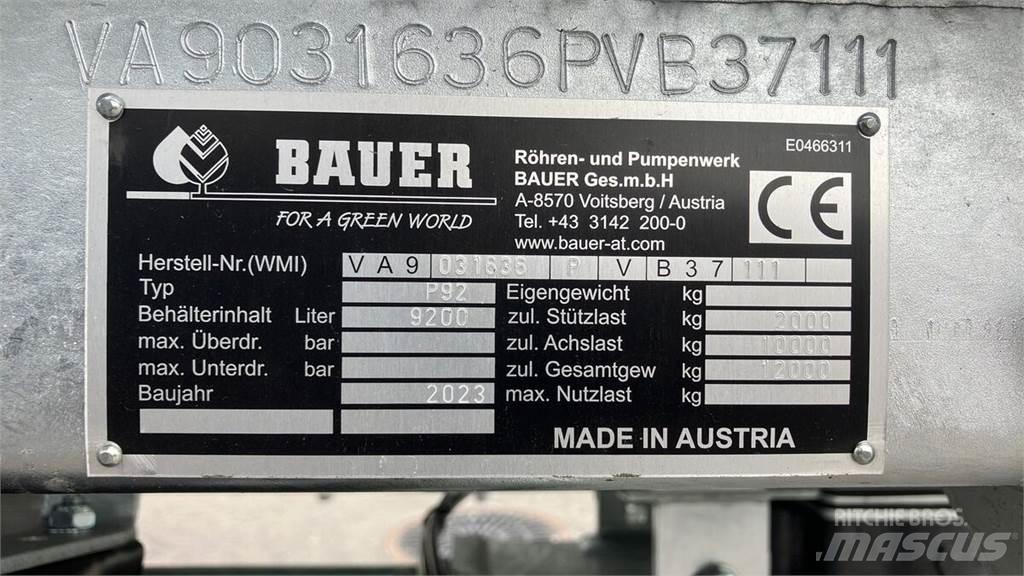 Bauer P 92 Cisterne za gnojnico