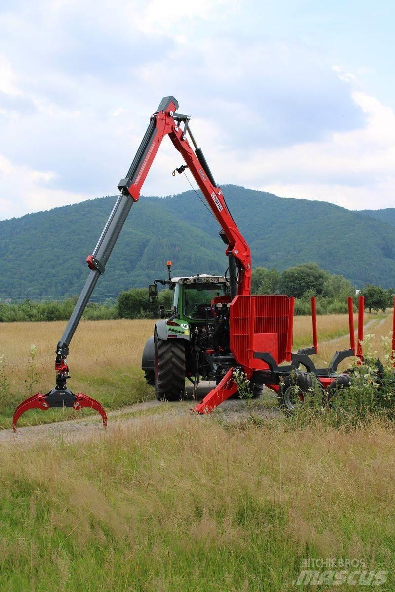 Beha V1200 mit 8870 Gozdarske prikolice