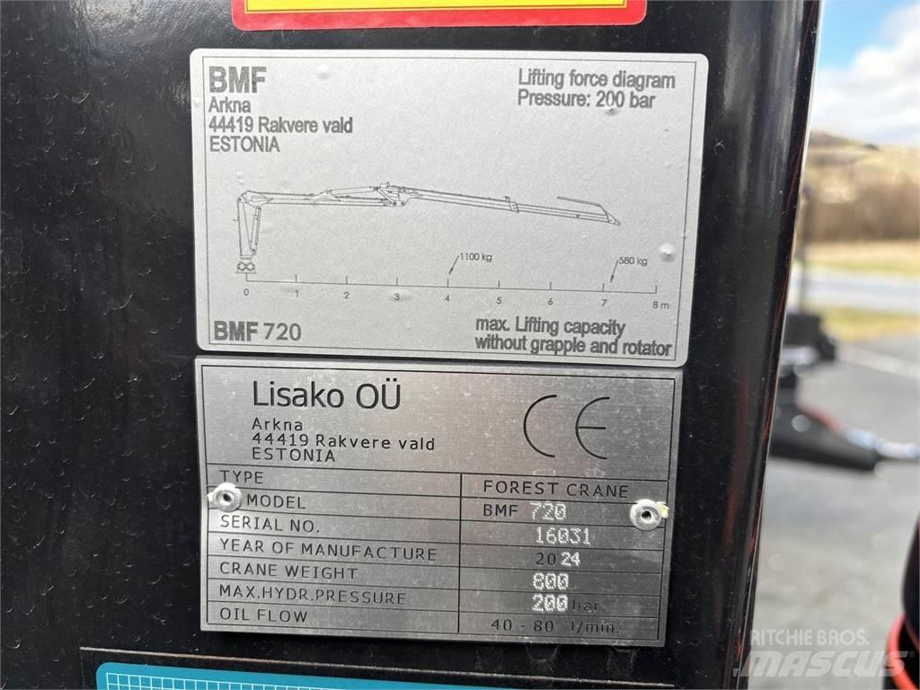 BMF 10T2+720 Gozdarske prikolice