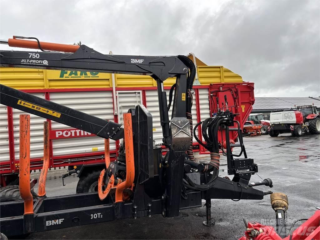 BMF 10T2+750Kran Gozdarske prikolice