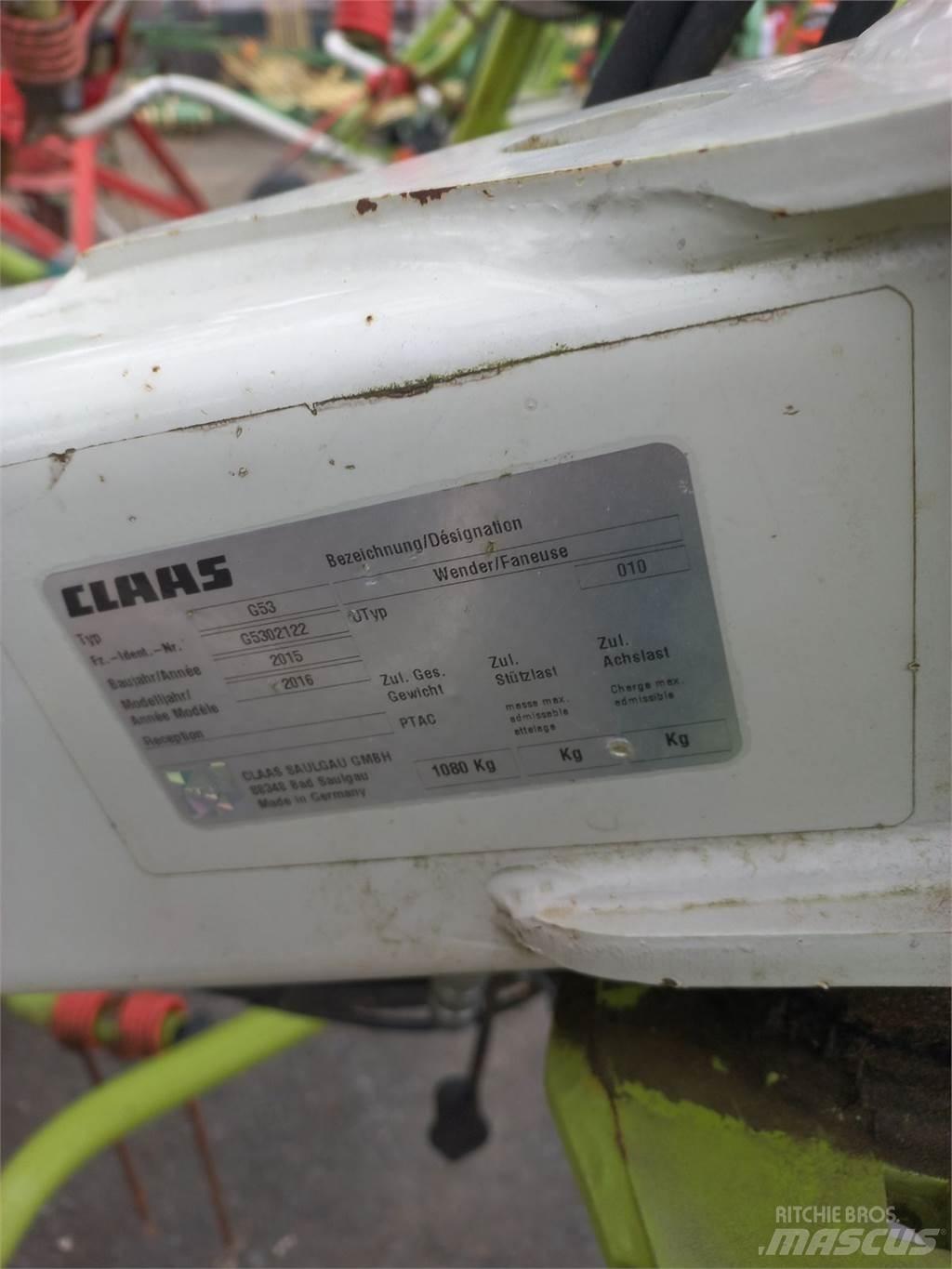CLAAS Volto 800 Obračalniki in zgrabljalniki
