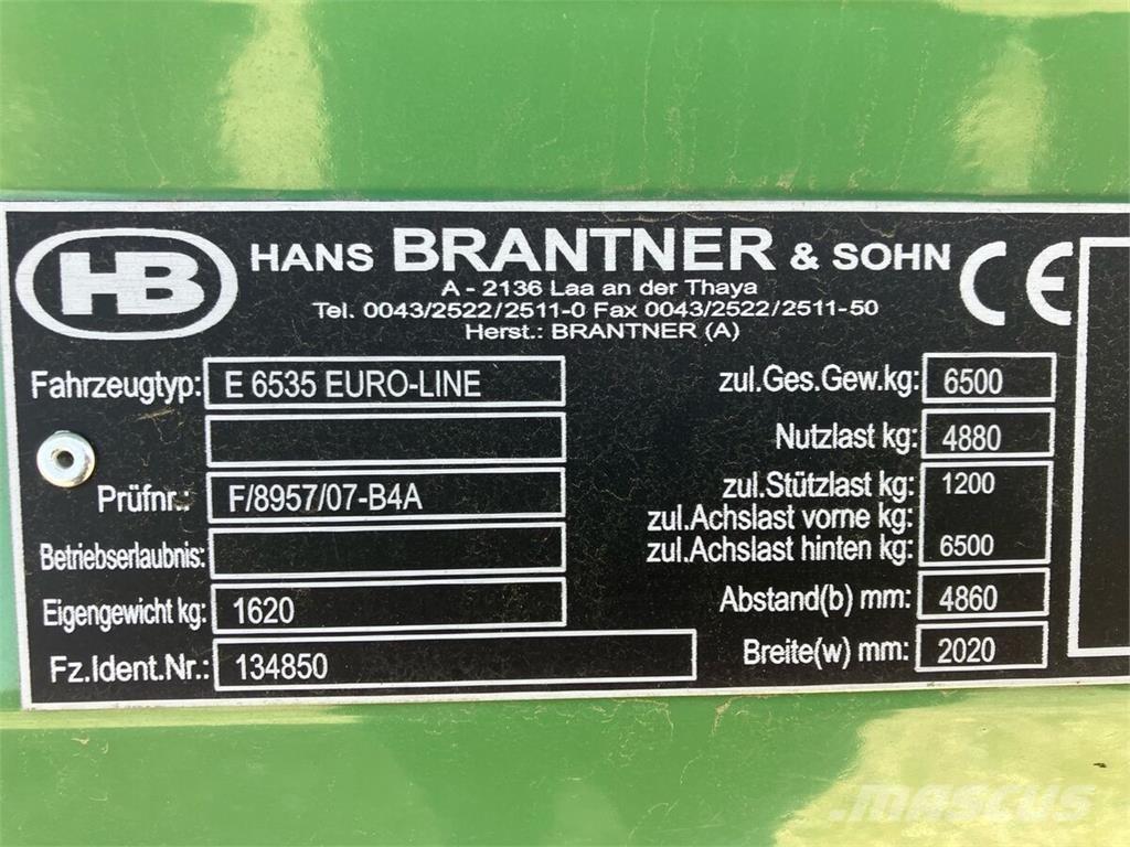  E 6535 Euro-Line Druge prikolice