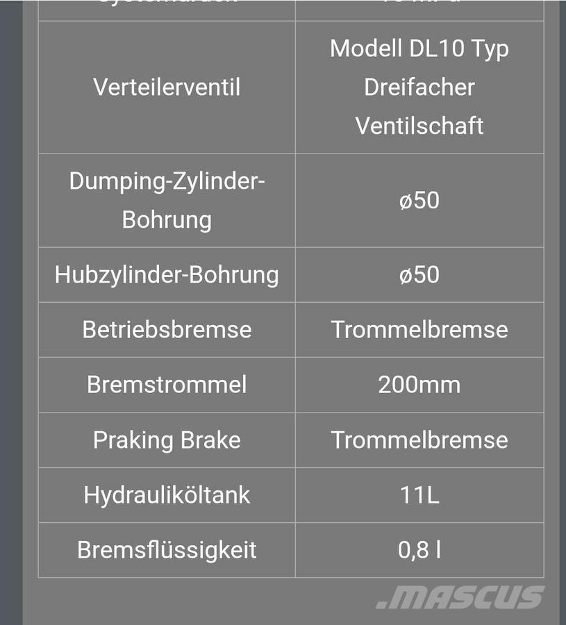 Everun EREL 05 Čelni nakladalci in kopači