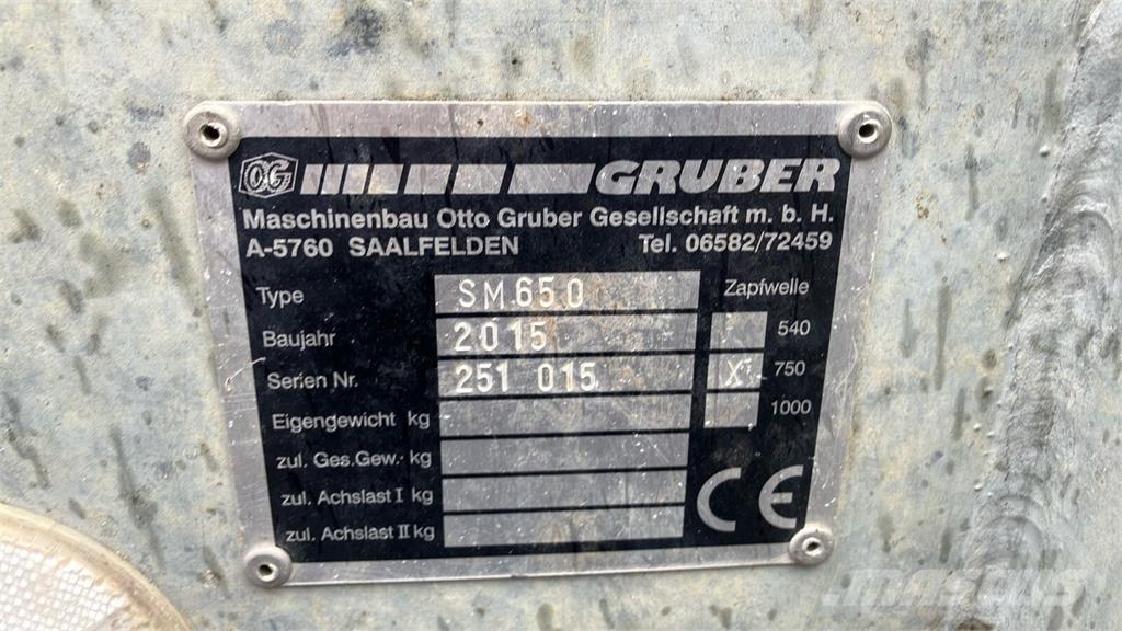 Gruber SM 650 Trosilniki gnoja