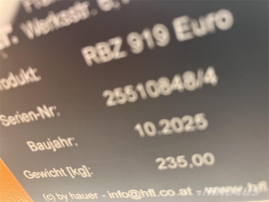 Hauer RBZ 919 Euro Priključki za čelni nakladalec