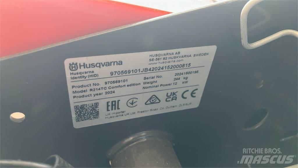 Husqvarna R 214TC Nega okolice - drugo