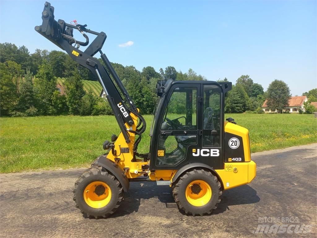 JCB 403 Agri Čelni nakladalci in kopači