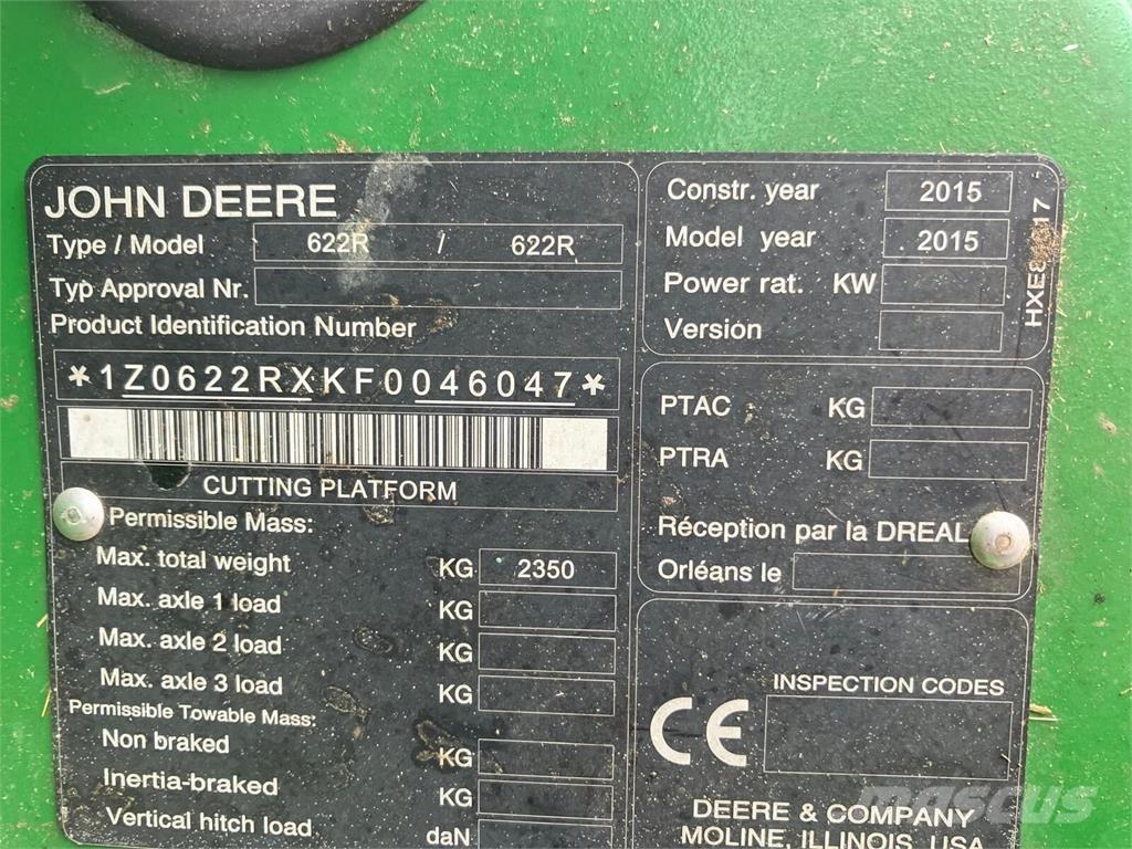 John Deere W660 HM Kombajni
