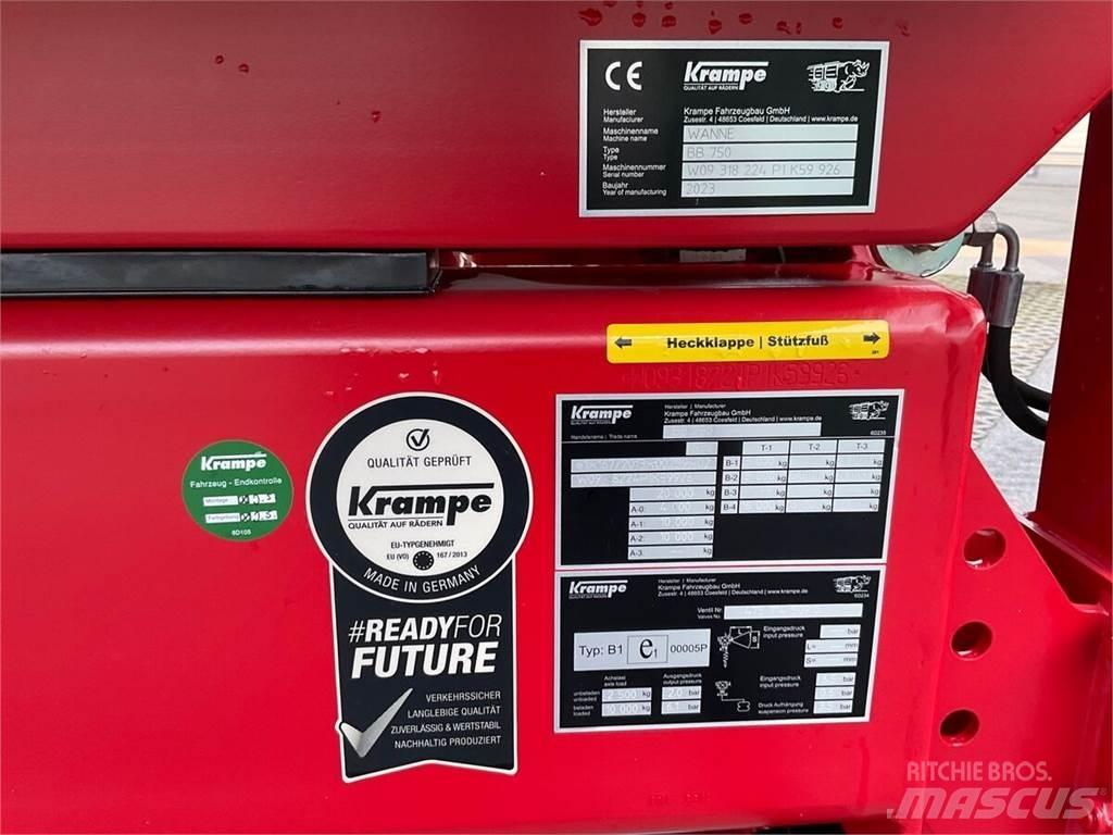 Krampe BigBody 750 Druge prikolice