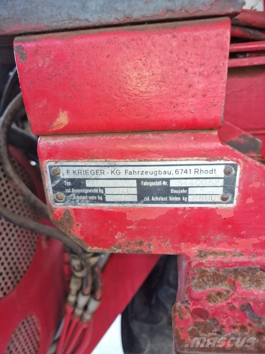  Krieger KVE 4S Stroji za trganje grozdja