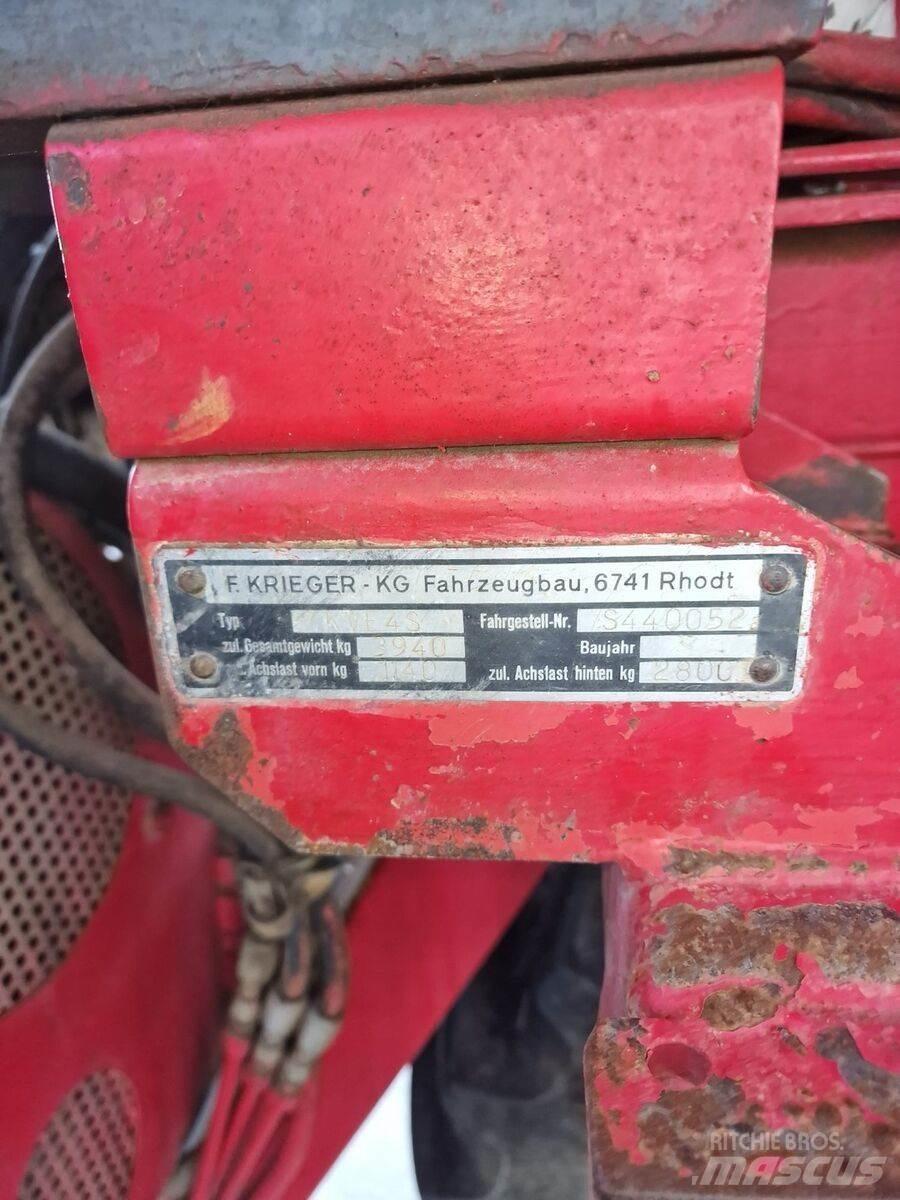  Krieger KVE 4S Stroji za trganje grozdja