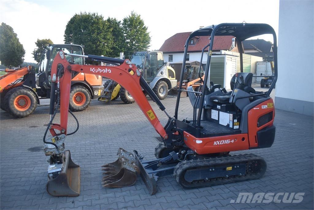 Kubota KX016-4 Mini bagri <7t