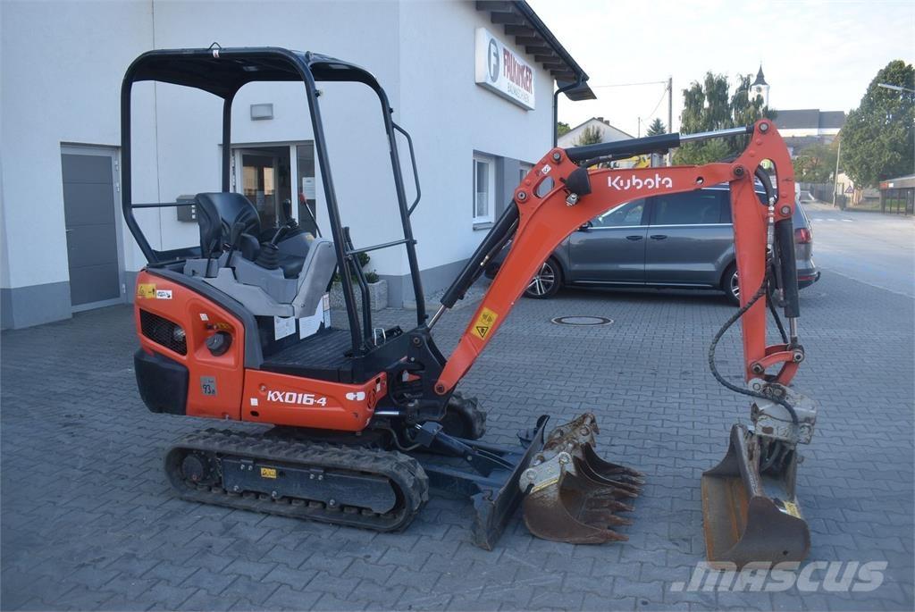 Kubota KX016-4 Mini bagri <7t