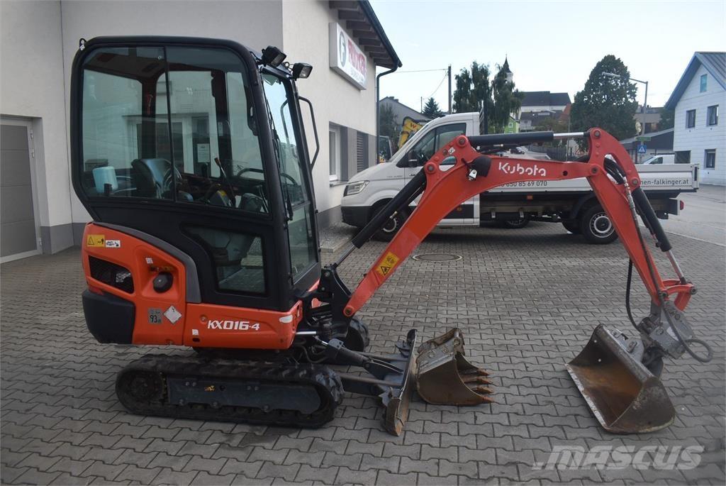 Kubota KX016-4 Mini bagri <7t