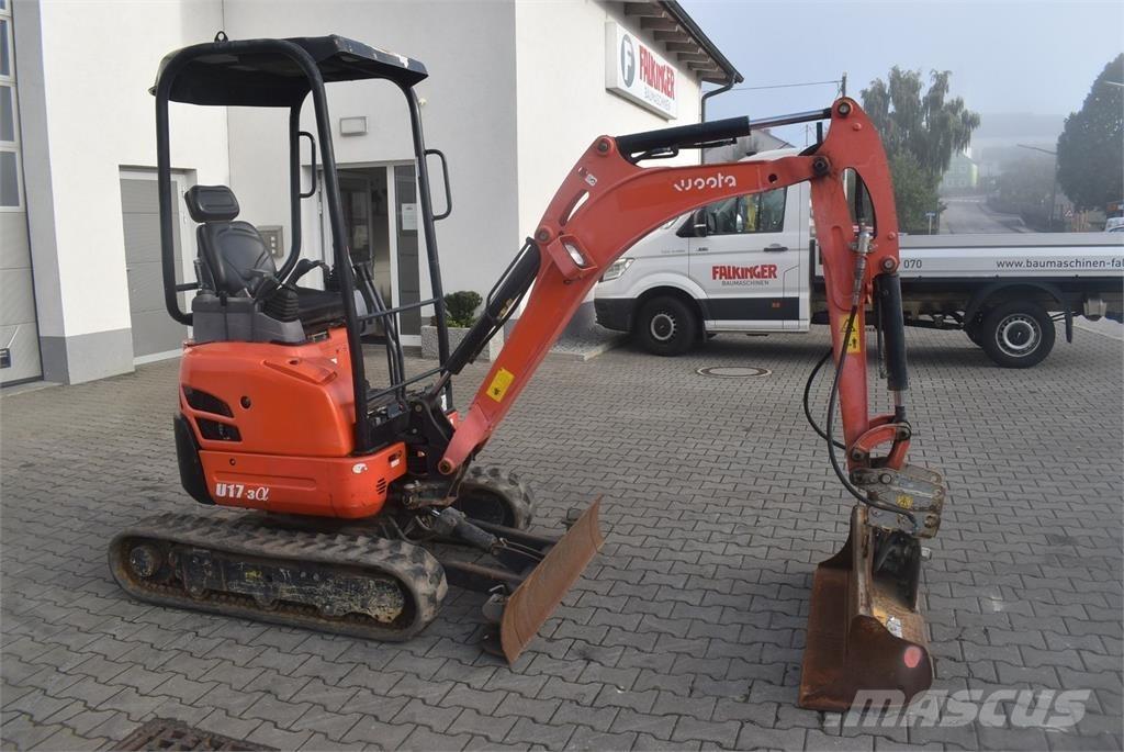 Kubota U17-3a Mini bagri <7t