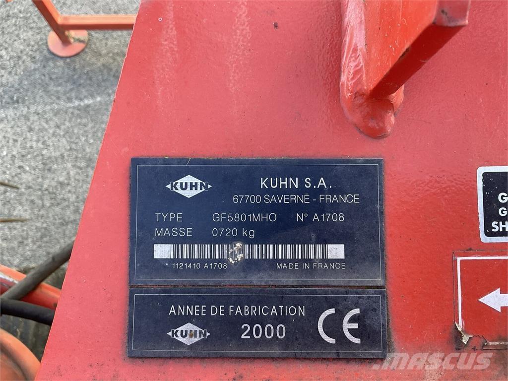 Kuhn GF 5801 MHO Obračalniki in zgrabljalniki