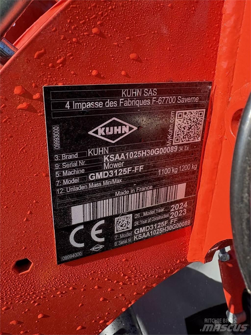 Kuhn GMD 3125 F - FF Kosilnice