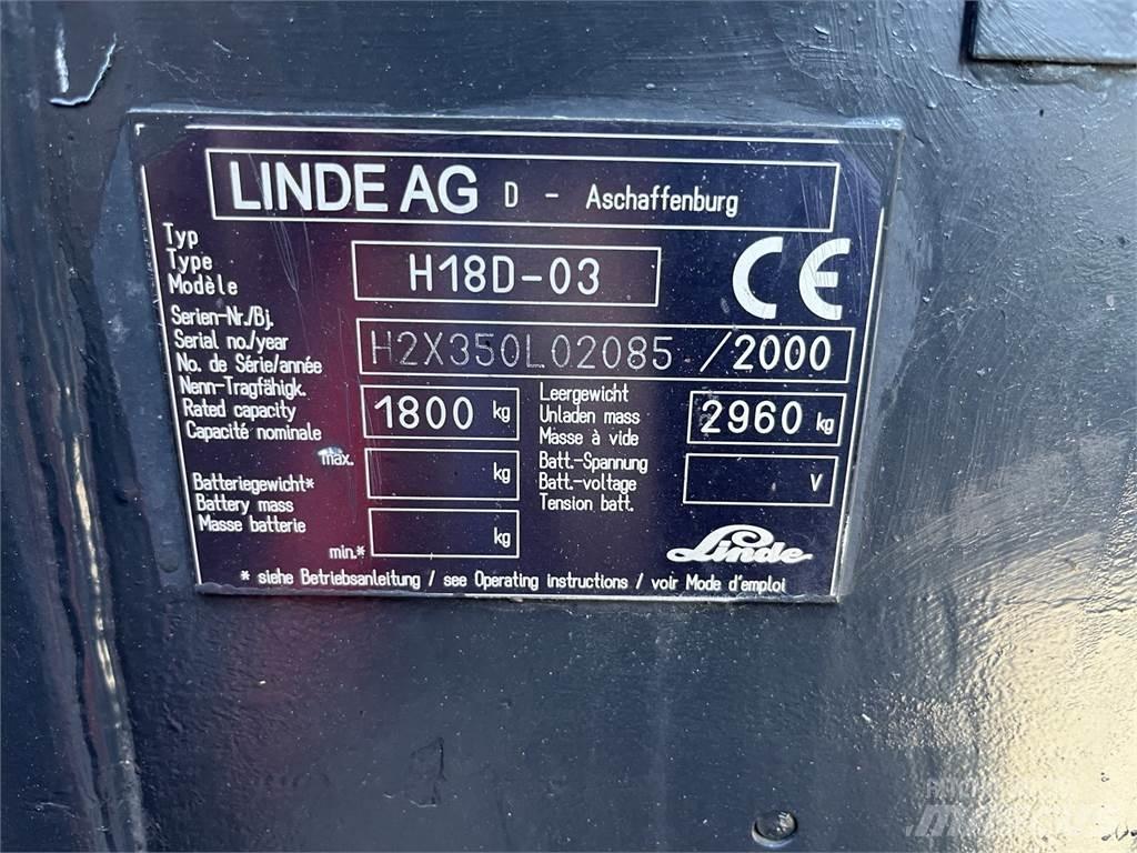 Linde H 18 D Viličarji - drugo