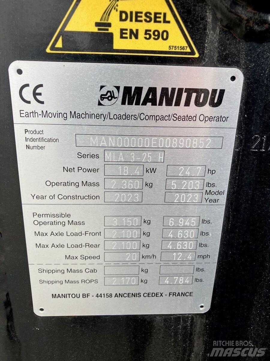 Manitou MLA 3-25 Čelni nakladalci in kopači