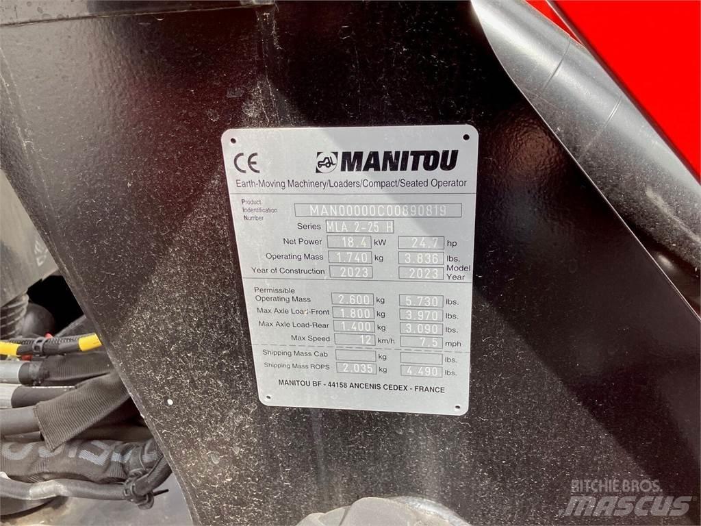 Manitou MLA2-25 Čelni nakladalci in kopači