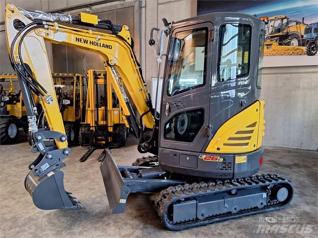 New Holland E 26 C Mini bagri <7t