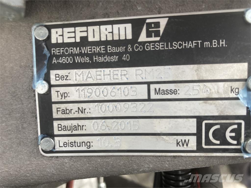 Reform RM 25 Hydro Vrtni traktor kosilnice