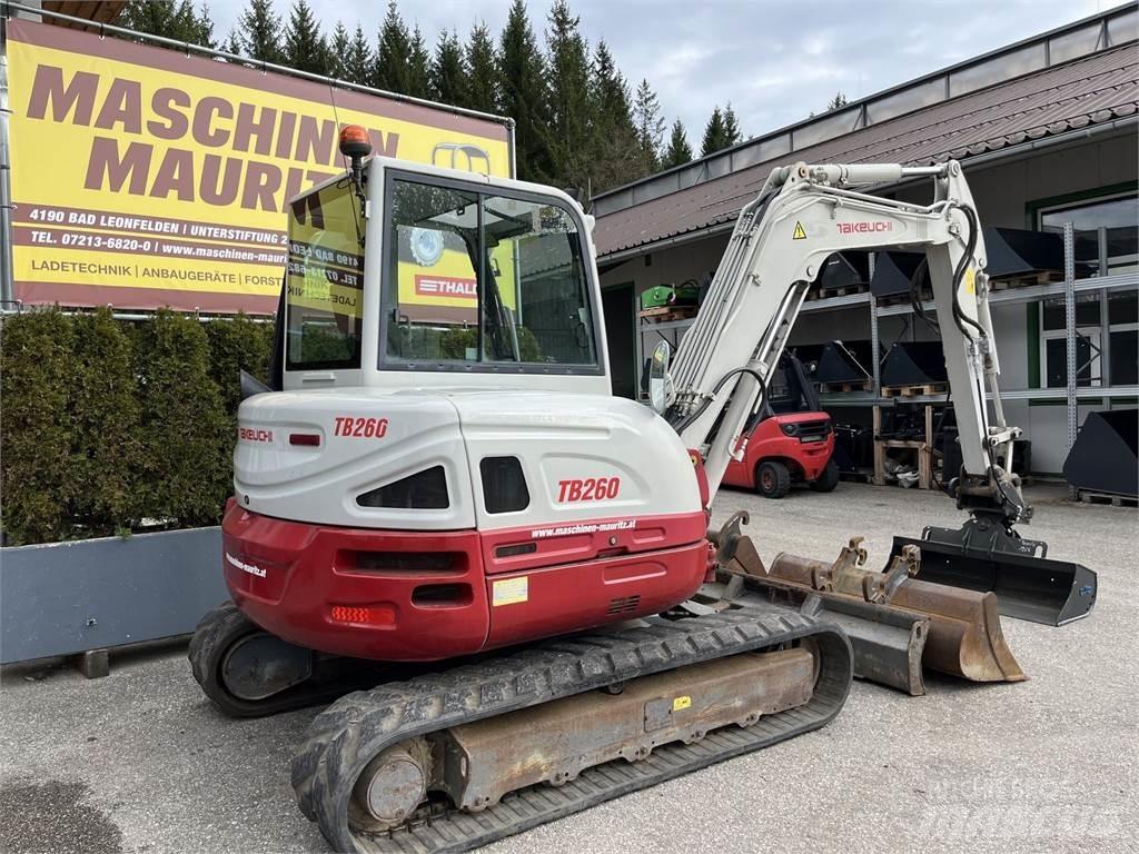 Takeuchi TB 260 Mini bagri <7t
