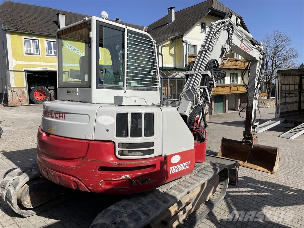 Takeuchi TB 280 FR Mini bagri <7t