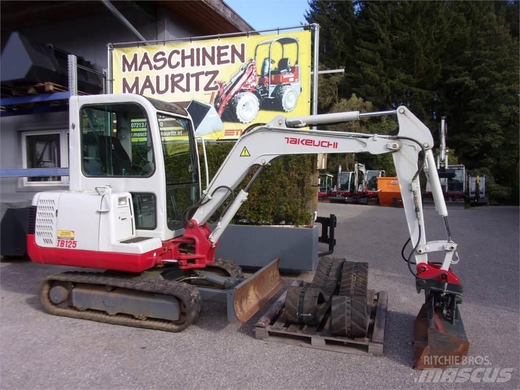 Takeuchi TB125 Mini bagri <7t