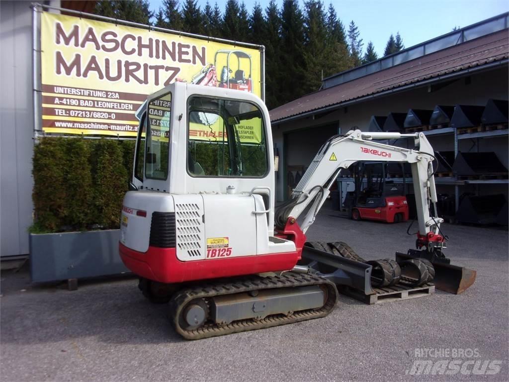 Takeuchi TB125 Mini bagri <7t