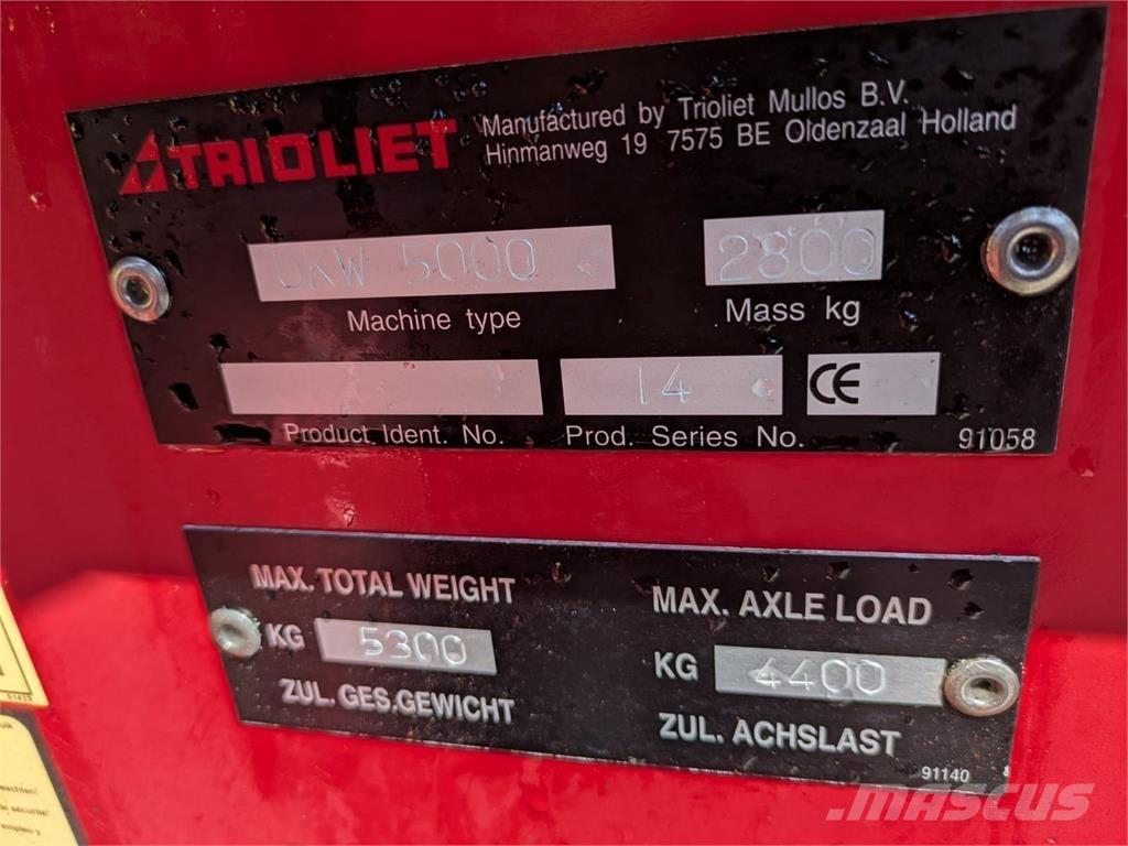 Trioliet UKW 5000 Kmetijstvo - drugo