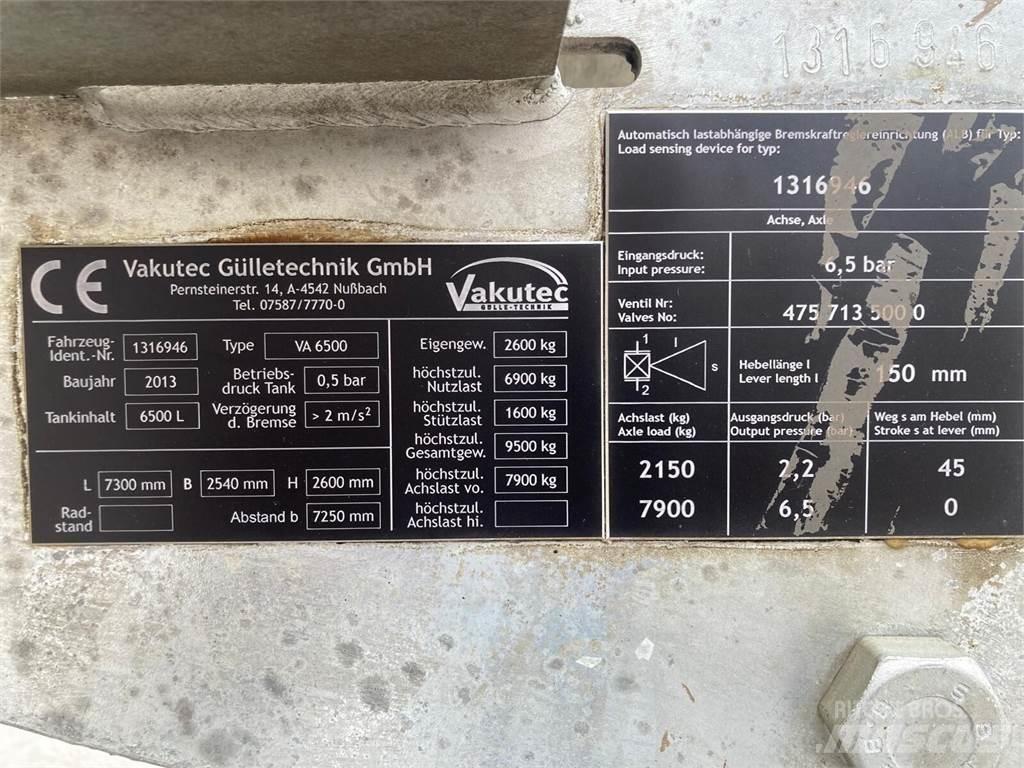  Vakutec VA 6500 Cisterne za gnojnico
