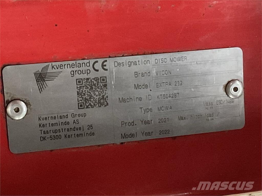 Vicon Extra 232 Kosilnice