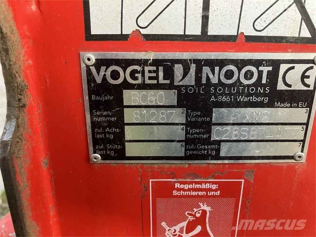 Vogel & Noot XMS 1050 Navadni plugi
