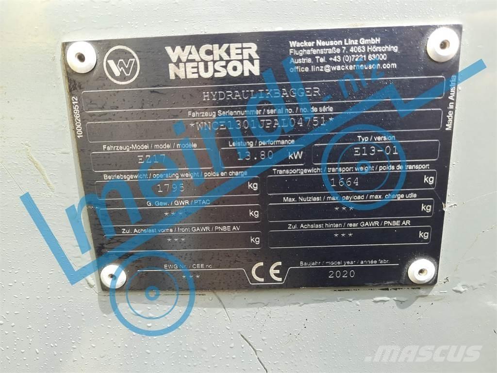 Wacker Neuson EZ 17 Mini bagri <7t
