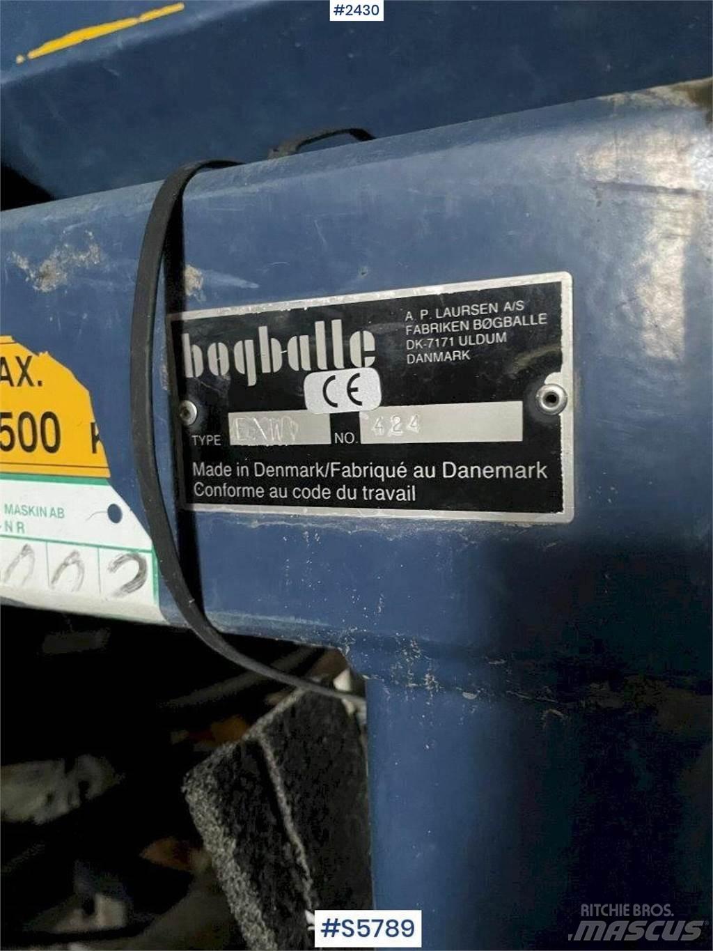Bogballe EXW 1000 Drugi stroji in oprema za umetna gnojila