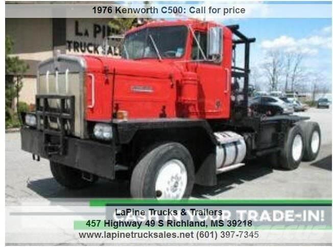 Kenworth C500 Vlečna vozila za tovornjake