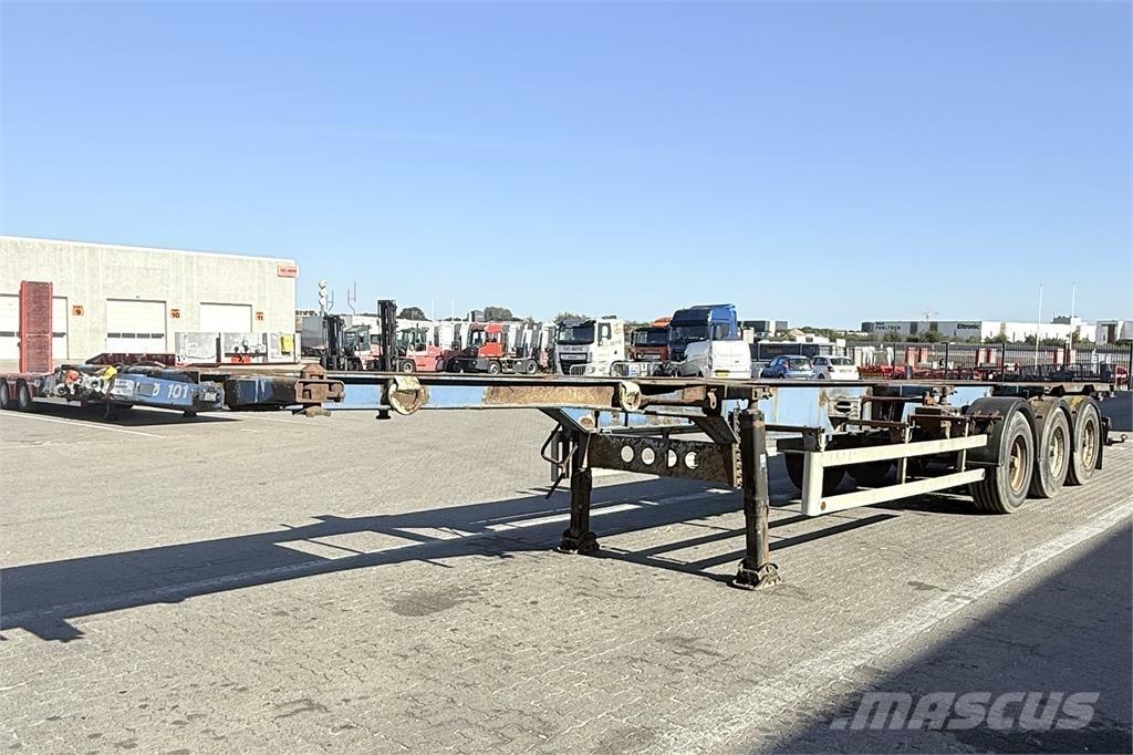 Leci Containerchassis Kontejnerske polprikolice