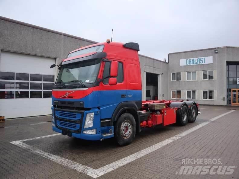 Volvo FM 500 EURO 6 Razstavljivi tovornjaki z žičnimi dvigali