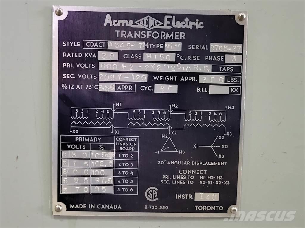  ACME ELECTRIC H345-7M Gradbeništvo - drugo
