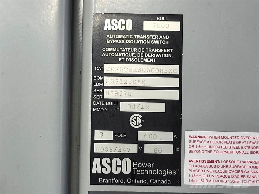 Asco J07ATBA30600R5XC Gradbeništvo - drugo