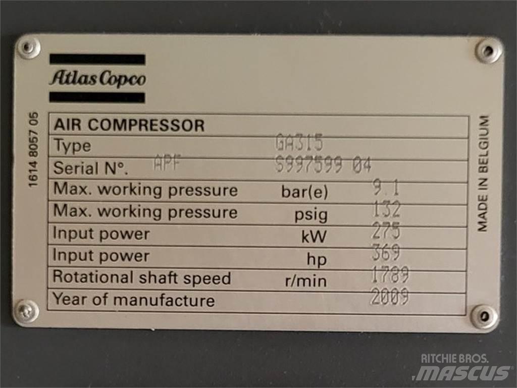 Atlas Copco GA315 Kompresorji