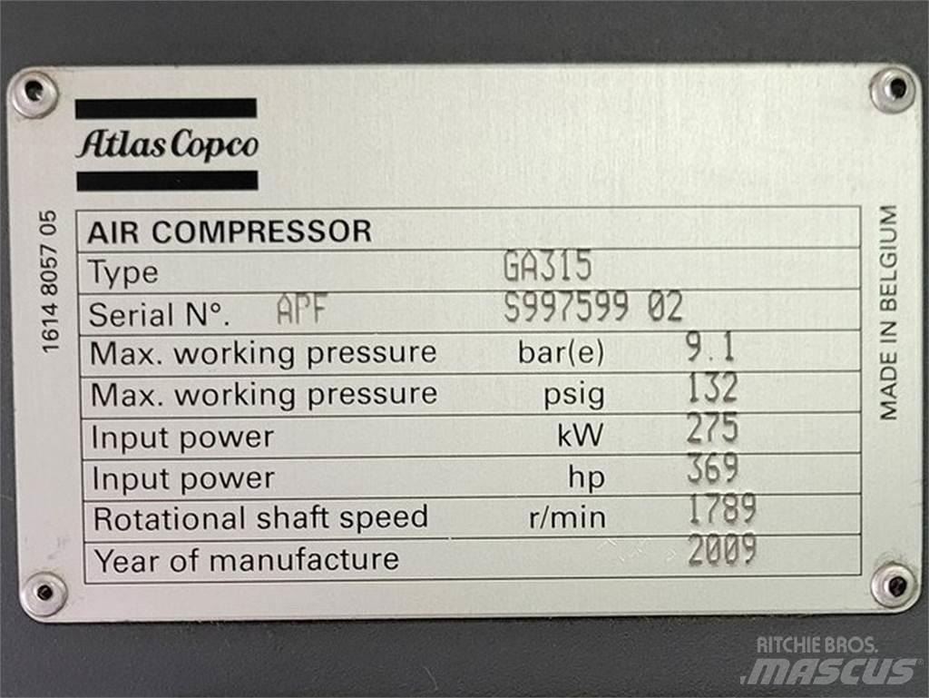 Atlas Copco GA315 Kompresorji